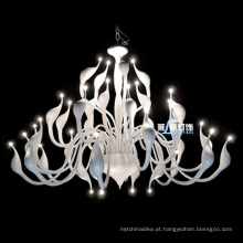 Iluminação principal do candelabro da lâmpada da cisne branca da arte de 36 cabeças com luzes G001 29001